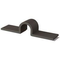 Essentra Components UC-8-RT Cable Mounting & Accessories Clamp,Adh Mnt,U Style,Blk,1/2 in Hold