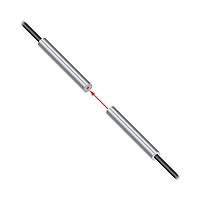 Banner Engineering PIF26U Fiber Optic Cables Plastic Fiber, Opposed Mode; Core Dia.: 0.5 mm; Fiber Length 2 m; Ferrule; Free cut