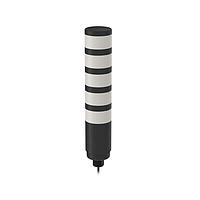 Banner Engineering TL70ZGBORA Tower Lights TL70 Tower Light, Black Housing: 4-Color Audible Indicator; Voltage: 100-240 V ac; Environmental Rating: IP65; Colors: Green Blue Orange Red; Supports 1-6 Modules; 2 m (6.5 ft) Integral Cable