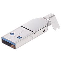 Amphenol Commercial Products GSB317131HR USB Connectors USB 3.0 Type A Plug Cable Type Overmold