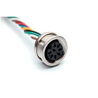 Amphenol Tuchel CA0911F118005 DC Power Cords 8 POS F RECEPTACLE 22AWG FR MOUNT .5M