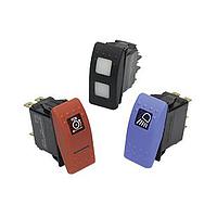 Carling Technologies VDB2A80B-ARC00-000 Sealed Rocker Switch VDB2A80BARC00000
