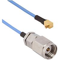 Amphenol SV Microwave 7016-0072 RF Cable Assemblies 2.4mm M to SMPS F RA 0.047 Cable 6in
