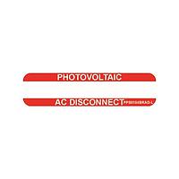 Panduit PPS0104BRAD-L Photovoltaic AC Disconnect Solar Label, 1.00" H x 4.00" W, 'Photovo