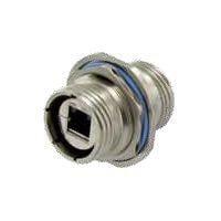Amphenol Socapex RJFTV6B7NISOBRUT Adapters RJFTV THRU BULKHEAD JAM NUT NICKEL NONMETAL INSERT