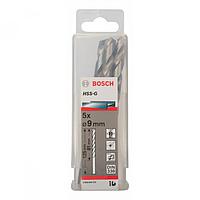 BOSCH HSS-G 9mm Drill Bit (9mm, 5pcs)
