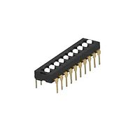 Alcoswitch - TE Connectivity 2454982-5 DIP Switches DIP, THT, 10 pos, extended