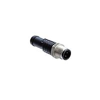 Amphenol LTW MSDP-04BMMM-SL8A10 Sensor Cables / Actuator Cables M12 Circular Metric Connector, D Code, Plastic, 4A, 04 pins, Male Connector, Male Contact, Straight, Screw Thread, Overmolded, Length 10000mm, IP68 / IP69K