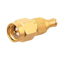 Midwest Microwave / Cinch Connectivity Solutions CGM-1060-SM-MCM-09 RF Adapters - Between Series SMA MALE TO MCX MALE ADAPTER
