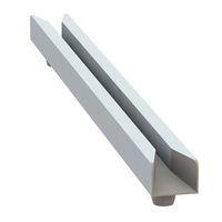 Essentra Components 21CGS00350 Snap-In Card Guide, 3.5 in Length, Solid Leg