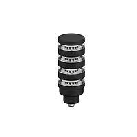 Banner Engineering TL50BL4KQ Tower Lights TL50 Pro Tower Light with IO-Link, Beacon Black Housing: 4-Segment; Voltage: 18-30 V dc; Environmental Rating: IP67; Colors: Multicolor; 4-pin M12 Integral QD