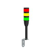 Banner Engineering TL50GYR6PQ Tower Lights Tower Light I/O Compatible: 3-Color Indicator; Voltage: 18-30 V dc or 24 V ac; Environmental Rating: IP67; Input: PNP; Colors: Green Yellow Red; 4-pin M12 Integral QD