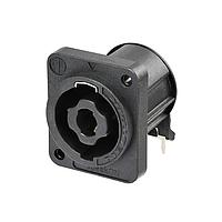 NEUTRIK NL4MDXX-H-2 speakON Connectors Rcp 4P PCBH Opp Crnr ScrwHls RMnt
