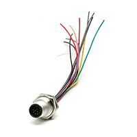 Amphenol LTW M12A-05PMMC-SF8C15 Sensor Cables / Actuator Cables M12 Circular Metric Connector, A Code, Metal, 4A, 05 pins, Male Connector, Male Contact, Hexagonal, Screw Thread, Crimp, Receptacle With Cable/Wire, Length 150mm, IP68 / IP69K