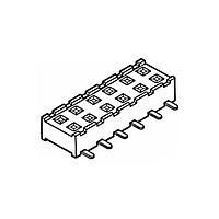 Amphenol FCI 55508-020TRLF Socket Assembly 2.3mm, Recpt, .05um SMT,Dbl Rw,Vert, 20P