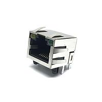 Pulse Electronics E5908-4V0S54-L Modular CONN RJ45 2X1 8P8C 30u Au THT