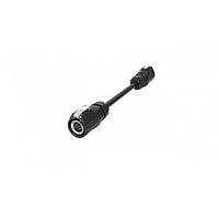 Amphenol Commercial Products MRDBM09CAPC00 Specialized Cables MRD B Cable Assembly, Metal, Single Ended Plug, Pins, 9 Position, 3 Meter