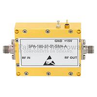 Fairview SPA-180-37-01-SMA-A 300 MHz to 18 GHz, Medium Power Broadband Amplifier with 1 Watt, 37 dB Gain and SMA