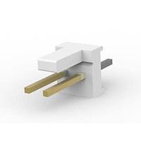 AMP Connectors - TE Connectivity 641213-2 Unshrouded POLARIZED HEADER 2P Straight Post gold