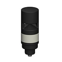 Banner Engineering TL50BAOSIQ Tower Lights Tower Light: 1-Color Sealed; Omnidirectional Continuous Audible Indicator w/Intensity Adjust; Voltage: 18-30 V dc or 24 V ac; Environmental Rating: IP67; Input: Bimodal; Color: Blue; 4-pin M12 Integral QD
