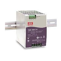 MEAN WELL TDR-480-24 Switching Supplies 480W 24V 20A DinRail 3 Phase 340-550VAC