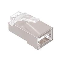 Kycon MPS88RX-5000S Connectors 8P8C SHIELDED SOLID ROUND 50u