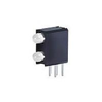 Kingbright WP937MD/2EGW LED Circuit Board Indicators 3mm 617/568nm Bi-lvl LED INDICATOR