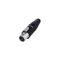 REAN RT3FC-B-W-D XLR Connectors 3P REAN TINY CBL CON FML BLK GOLD REAN