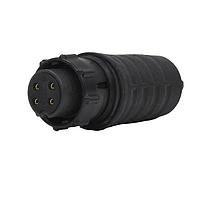 Switchcraft EN3C4FCLX Standard Circular Connector EN3 Harsh Environment Cable End, 4-pin, Female, Crimp, Bulk