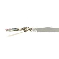 Alpha Wire 78302 SL005 Control Cable 28 AWG 2 Conductor 300V Foil/Braid, MPPE, MPPE 100 ft Spool, Slate