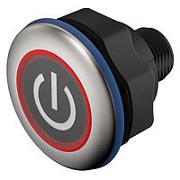 EAO 84-ACKS-B14-04BD Touch Sensor Series 84 IO-Link Touch hygienic-Dynamic, Symbol B14, 8.4...32V DC, Automatic, PNP-NO, 3-pol., connector M12, LED1: Green, LED2: Red, Configuration: 1213