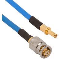 Amphenol SV Microwave FQSMP-085-P12DSMPM-060 SMP F QB to SMPM (Size 12) 6"Cable