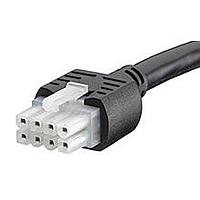 Molex 245135-0820 Sensor Cables / Actuator Cables MINIFIT 8CKT CBL AY DR OVERMOLDED 2M BLK