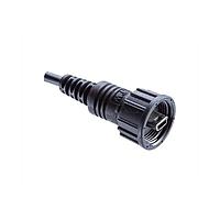 Amphenol LTW NUB-20AFMM-SL7A04 I/O Connectors USB, Mini B 2.0, Plastic, 1.5A, Female Connector, Straight, Screw Thread, Overmolded, Length 4000mm, IP67