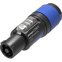 NEUTRIK NAC3FXXA-W-L 3 Pole Cable end - powerCON blue / grey XX series - power in (blue) - 60320-1 certified - large chuck for cable 10-16 mm