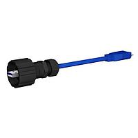 Amphenol CONEC 17-240622 USB Cables 3 METER USB3.0 PATCH CORD INDUSTRIAL TYPE A PLUG (IP67)TO USB3.0 TYPE MICRO -B PLUG (IP20)VERSION)PLASTIC VERSION