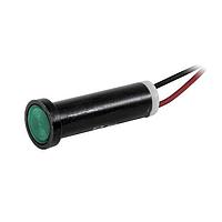 VCC 44W-NKG120-CGO LED Panel Mount Indicators Wire Leads Flush Green 120VAC
