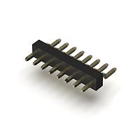 GCT (Global Connector Technology) BC034-08-A-V-0150-L-C Headers 8w, 1.0mm Pitch Header, SIL, SMT, Horizontal, GF, Tape+Reel+Film