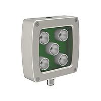 Banner Engineering LEDBA70AD5-XQ Area Lights Vision Light - 70 mm Area - IP68; 5 High Intensity Blue LEDs - 24 V dc; Clear Diffusing Plastic Window; Requires Cable MQDC20-xxx