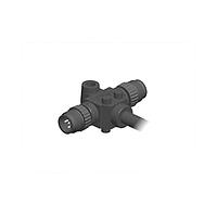 Amphenol LTW PC-050500-MM0-TSB04 T Cables NMEA 2000, T Cable, Plastic, 4A, 05 pins, Screw Thread, (End 1) Male Male, (End 2) Male Male, Length 4000mm, IP68