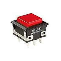 NKK Switches UB25RKW035C-CC Pushbutton Switches DPDT ON(ON)