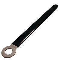 Essentra Components VCC-84576 Clip, Bendable Clamp,Adj,Scrw Mnt,Steel/ Blk Vinyl
