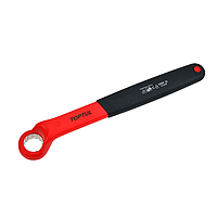 TOPTUL AAAW2222V4 VDE Insulated Single Ring Wrench 75ﾟ Offset (22mm, L=255mm)
