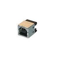 AMP Connectors - TE Connectivity 1-1734346-2 USB Type B Connectors White 30" 4P R/A SMT