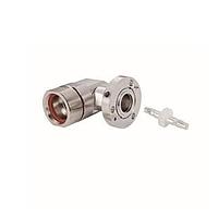 Amphenol Times Microwave Systems EZ-1200-78EIA-RA-2 RF Connectors / Coaxial Connectors 7/8 EIA flange clamp right angle connector, press-in center pin, 2 piece design