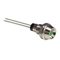 BIVAR MPR5GD Indicators 5mm Grn LED Dif Lens Mtl Panel Mnt Ind.