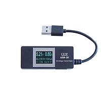CEM USB-20 DC Voltage/Current Tester (3~9V, 0~3A)