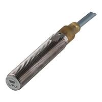 Carlo Gavazzi ICB12L50F06NC Proximity Sensors Inductive proximity sensor, M12 Nickel-Plated Brass, 2m cable, Sn 6mm, Quasi-flush mount, Long body, NPN NC output, Supply voltage 10-36Vdc, Max output current 200 mA, Max switching frequency 2 kHz, Operating temperature -25C - +70C, IP67