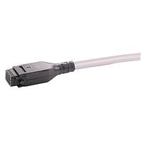 HARTING 33400900703010 Overmolded Cables Han 1A Overmolded 12pole lever locking, female to flying leads- PVC 1m