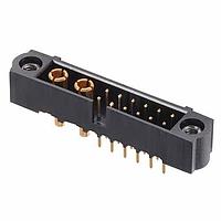 Harwin M80-5T11205M1-02-331-00-000 Power to the Board 12 SIG + 2 PWR MALE VERT PC TAIL GOLD